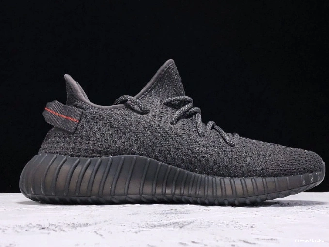 V2 350 Black Adidas Static FU9007 Boost Yeezy (Reflective) - 0813